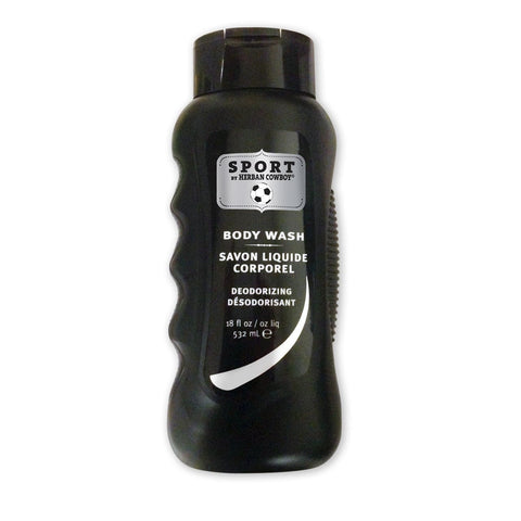 Herban Cowboy Sport Deodorizing Body Wash 532mL - YesWellness.com