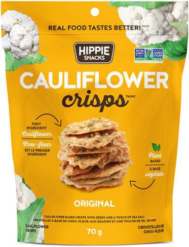 Hippie Snacks Cauliflower Crisps - Original 70g x 12 - YesWellness.com