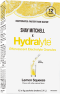 Hydralyte x Shay Mitchell Electrolyte Granules - Lemon Squeeze 12 x 6g packets - YesWellness.com