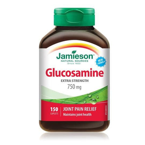 Jamieson Glucosamine Extra Strength 750 mg 150 Caplets - YesWellness.com
