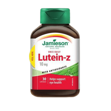 Jamieson Once Daily Lutein-Z 10mg with Zeaxanthin and Antioxidants 30 Capsules - YesWellness.com