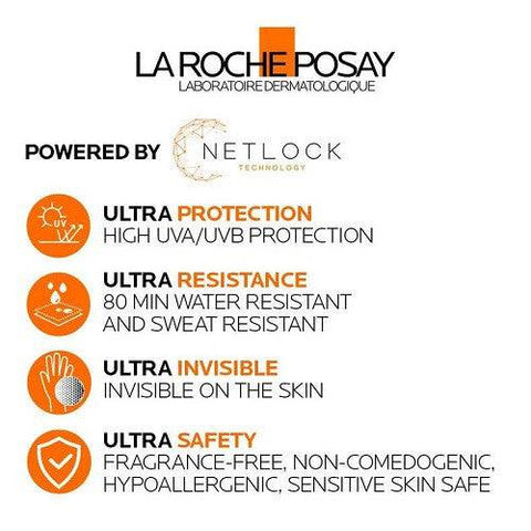 La Roche Posay Anthelios Ultra-Fluid SPF 50+ Facial Sunscreen 50mL - YesWellness.com