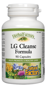 Natural Factors HerbalFactors LG Cleanse Formula Capsules - 90 capsules - YesWellness.com