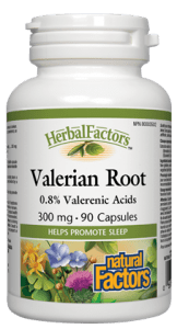 Natural Factors HerbalFactors Valerian Root Capsules - 90 capsules - YesWellness.com