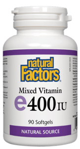 Natural Factors Mixed Vitamin E 400 IU Natural Source - YesWellness.com