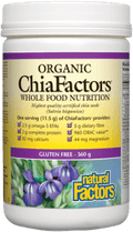 Natural Factors Organic ChiaFactors Whole Food Nutrition - 360 Grams - YesWellness.com