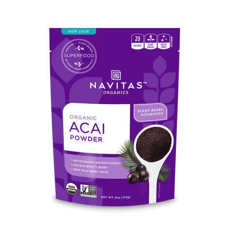 Navitas Organics Organic Acai Powder 113 Grams - YesWellness.com