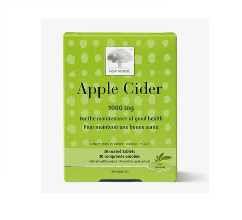 New Nordic Apple Cider 1000 mg 30 Coated Tablets - YesWellness.com