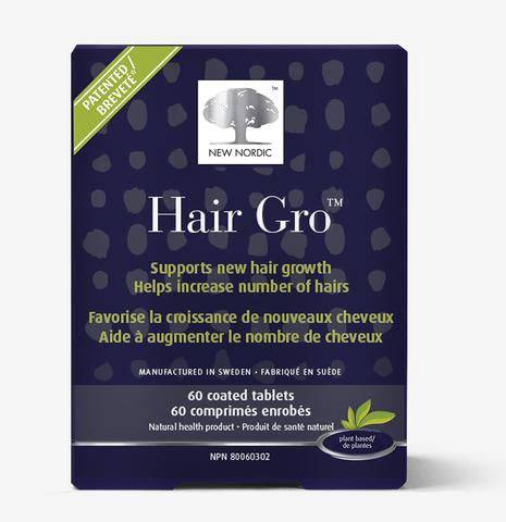 New Nordic Hair Gro 60 Coated Tablets - YesWellness.com