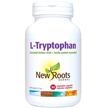 New Roots Herbal L-Tryptophan 220mg - 90 Veg capsules - YesWellness.com