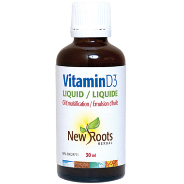 New Roots Herbal Vitamin D3 1000IU per Drop - YesWellness.com