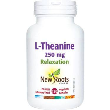 Expires June 2024 Clearance New Roots L-Theanine 250mg 120 Capsules - YesWellness.com