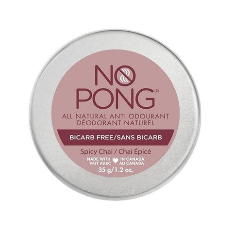 No Pong All Natural Anti Odourant Bicarb Free Spicy Chai 35g - YesWellness.com