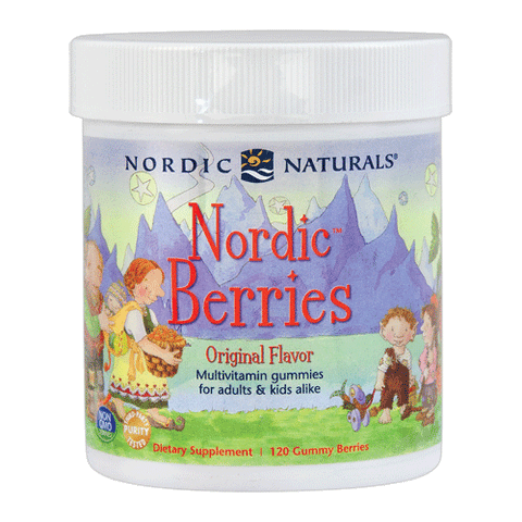 Nordic Naturals Nordic Berries 120 gummies - YesWellness.com