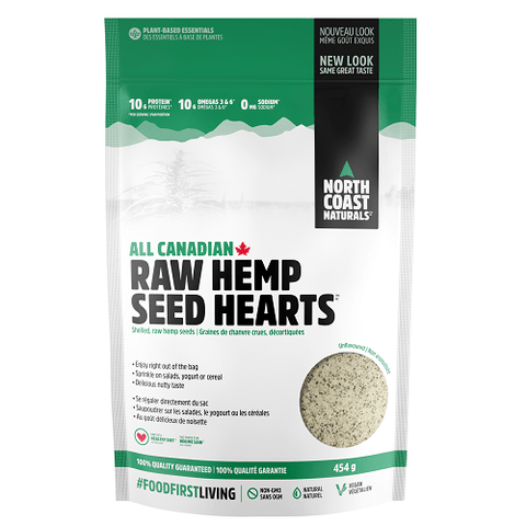 North Coast Naturals All Canadian Raw Hemp Seed Hearts 454 grams - YesWellness.com