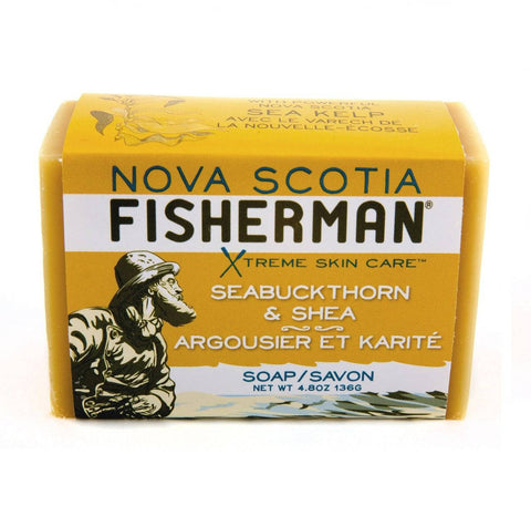 Nova Scotia Fisherman Seabuckthorn & Shea Soap 136 grams - YesWellness.com
