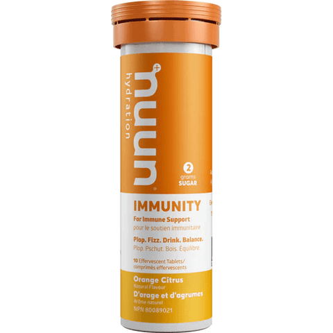 Nuun Hydration Immunity Orange Citrus 10 Tablets (8 x 52g) - YesWellness.com