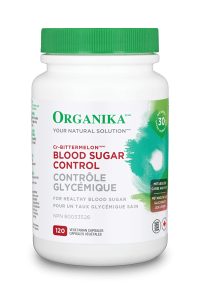 Organika Blood Sugar Control Cr-BitterMelon 120 Veg Capsules - YesWellness.com