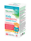 Organika Kids Probiotic Chewable Tropical Pineapple Flavoured Tablets - 30 Tablets - YesWellness.com