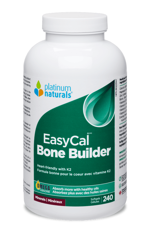 Platinum Naturals EasyCal Bone Builder - Heart Friendly with K2 - YesWellness.com