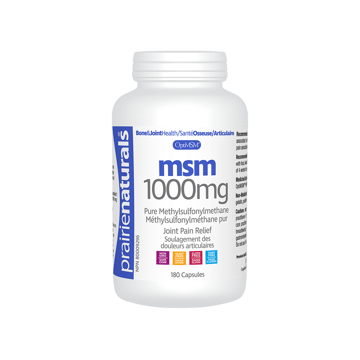 Doctor's Best MSM With OptiMSM®, 360 Capsules – 1,000 Mg Per Serving For Joint & Bone Support