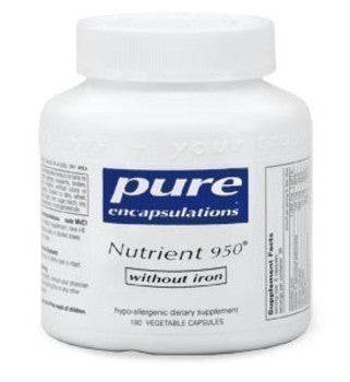 Pure Encapsulations Nutrient 950 without Iron 180 veg capsules - YesWellness.com