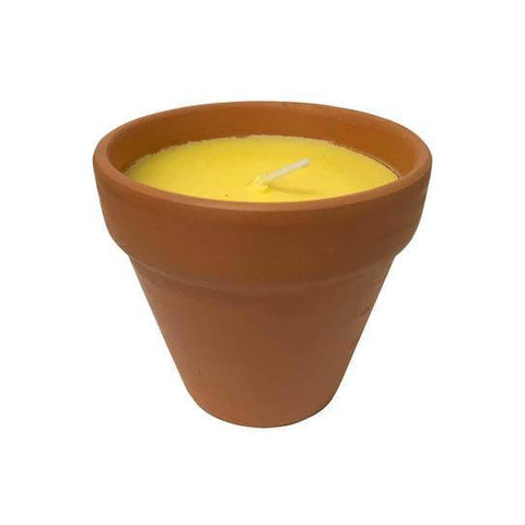 Relaxus Peppermint Citronella Terracotta Candle 130g - YesWellness.com
