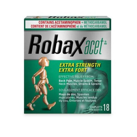 Robaxacet Extra Strength Caplets - YesWellness.com