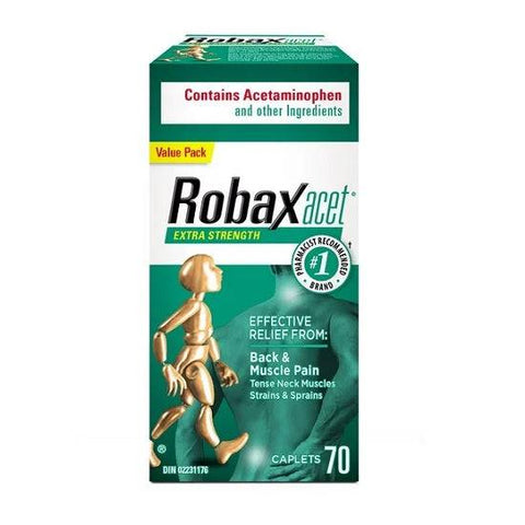 Robaxacet Extra Strength Caplets - YesWellness.com