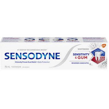 Sensodyne Sensitivity and Gum Whitening Toothpaste 75ML - YesWellness.com