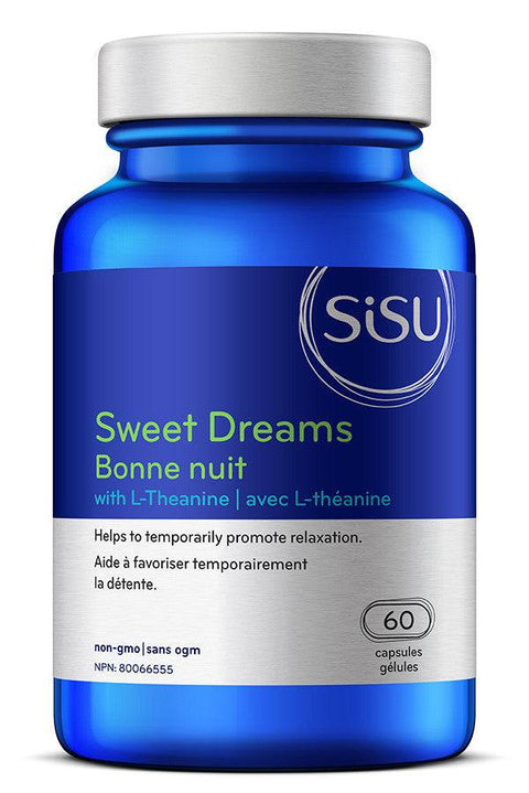 Sisu Sweet Dreams with L-Theanine  60 Capsules - YesWellness.com