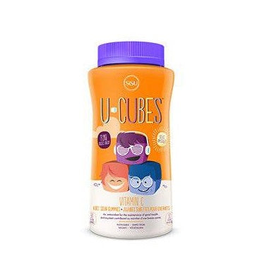 SISU U-Cubes Vitamin C, Calcium and D3 Kids' Gummies Bundle Vit C