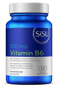 Sisu Vitamin B6 100mg 60 veg capsules - YesWellness.com