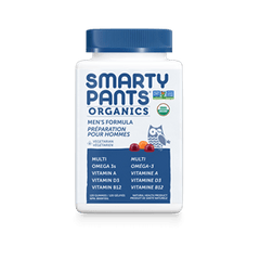 Expires May 2024 Clearance Smarty Pants Organic Men's Formula Gummies - 120 Gummies - YesWellness.com
