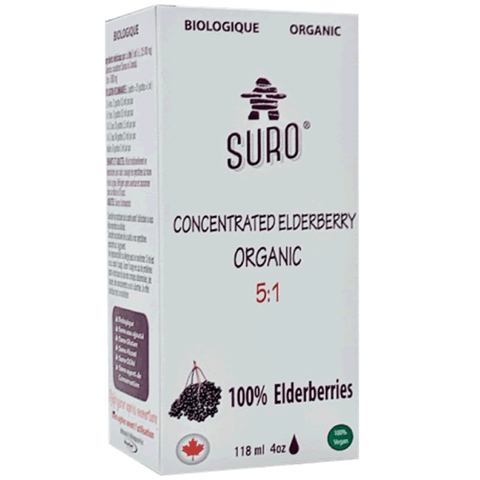 Suro Concentrated Elderberry Organic  5:1 - 118 ml - YesWellness.com