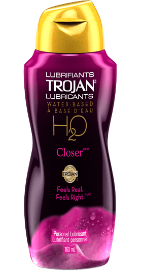 Trojan Lubricants Water-Based H2O Closer Infused with Vitamin E Person Trojan Lubricants Water-Based H2O Closer Infused with Vitamin E Person
