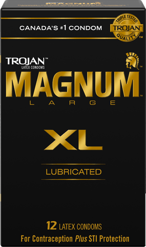 Trojan Magnum XL Lubricated Latex Condoms 12 Count Trojan Magnum XL Lubricated Latex Condoms 12 Count