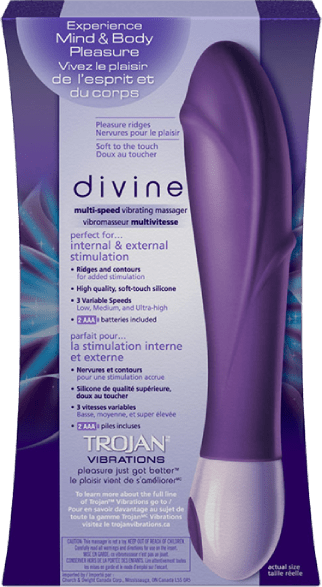 Trojan Vibrations Divine Multi-Speed Vibrating Massager Trojan Vibrations Divine Multi-Speed Vibrating Massager