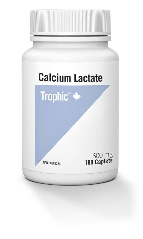 Trophic Calcium Lactate 180 caplets - YesWellness.com