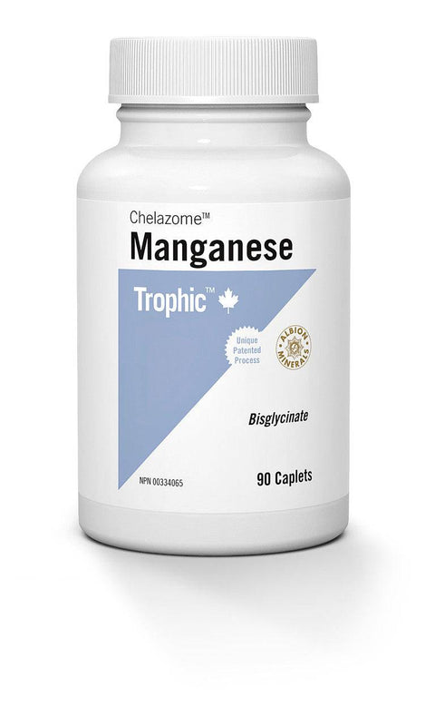Trophic Chelazome Manganese 90 Caplets - YesWellness.com