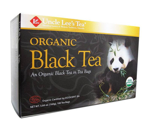 Uncle Lee’s Teas Organic Black Tea 100 Tea Bags - YesWellness.com