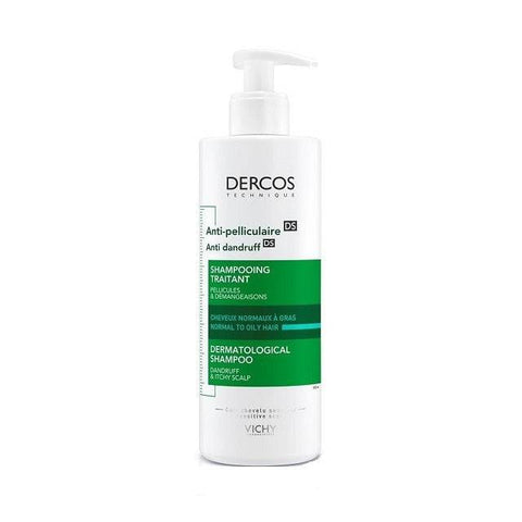 Vichy Dercos Anti-Dandruff Treatment Shampoo for Normal To Oily Hair - YesWellness.com
