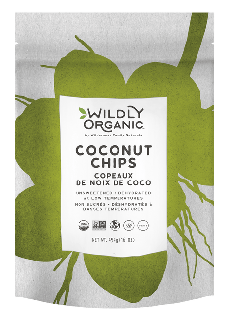 Wildly Organic Coconut Chips Unsweetened 454 grams - YesWellness.com