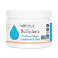 withinUs ReHydrate + TruMarine Collagen Premium Electrolyte Powder 30-Serving Jar - YesWellness.com