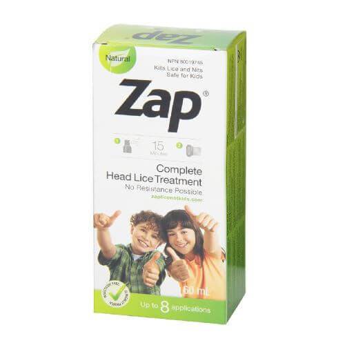 Zap Complete Head Lice Treatment Spray 60ml