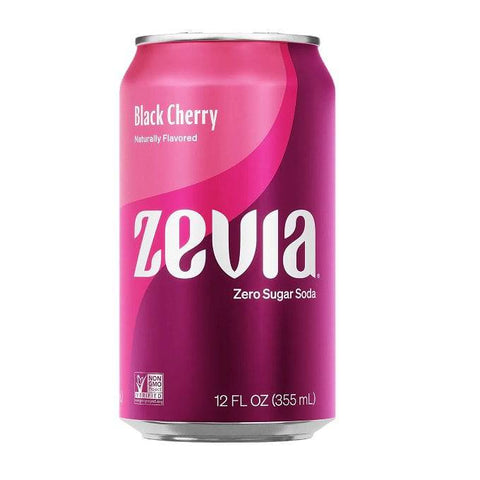 Zevia Zero Sugar Soda Black Cherry - YesWellness.com