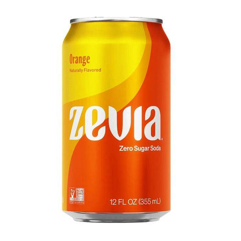 Zevia Zero Sugar Soda Orange - YesWellness.com