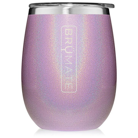 BruMate Uncork'D XL Wine Tumbler 14oz - Glitter Violet | 748613307467