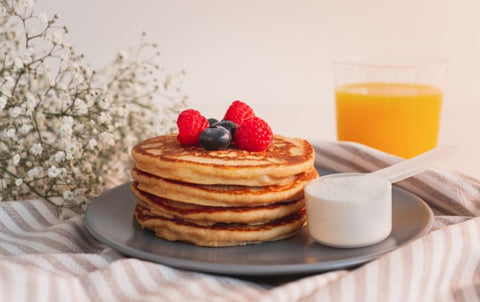 Easy-Vanilla-Vegan-Protein-Pancakes-Recipe