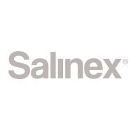 The SALINEX logo displays the brand name in a simple gray sans-serif font, reflecting a clean and minimalist design.